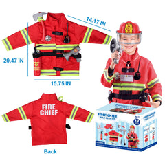 Lesheng space firefighter helmet with visor for safe immersive role play