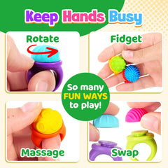 LESONG fidget rings pocket-size design keeps quiet stress relief handy on the go