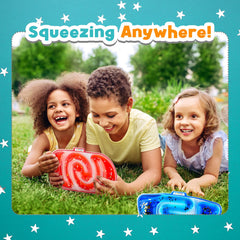 LESONG Sensory Tubes no-mess cap durable design for mess-free play.