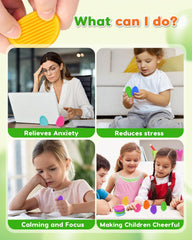 LESONG worry stones in vibrant colors offer discreet stress relief during meetings.