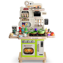 Letapapa Play Kitchen stove with lights for immersive pretend cooking.