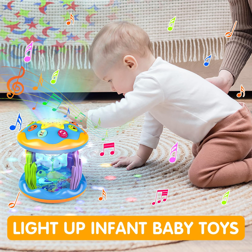Letapapa stars night-light projector creates soothing bedtime visuals.