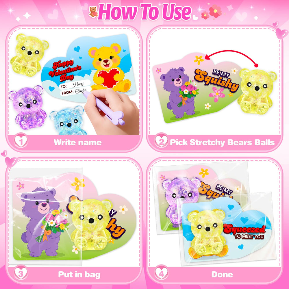 Letapapa valentines bear toy blue presents a durable party favor option.
