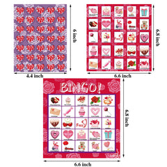 Letily Valentine bingo set makes great party favors and gifts for kids and adults