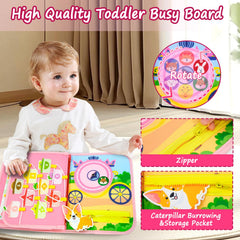 Letoya Busy Board Colors Shapes boosts recognition through matching.
