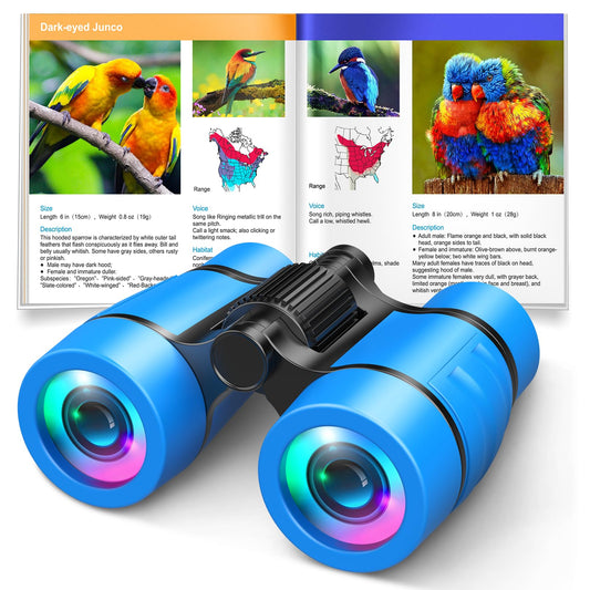 LET'S GO! Kids Binoculars 4x30 provide compact viewing for outdoor exploration.