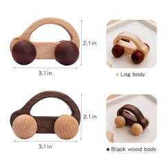 Let's Make smooth-sanded edges wooden toy offers safe handling for tiny hands.