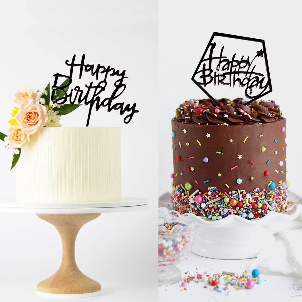 LetsCake acrylic topper with thick material for lasting party decor.