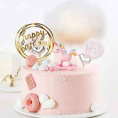 LetsCake six-pack gold topper ideal for creating party ready photo moments