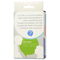 Letz Talk family game night cards spark open-ended questions for deeper connection.