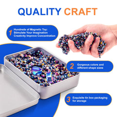 Levuicxk magnetic fidget carrying case keeps toys organized and portable