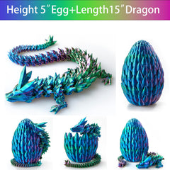 LEWELLRY articulated dragon joints allow flexible posing for adventures.