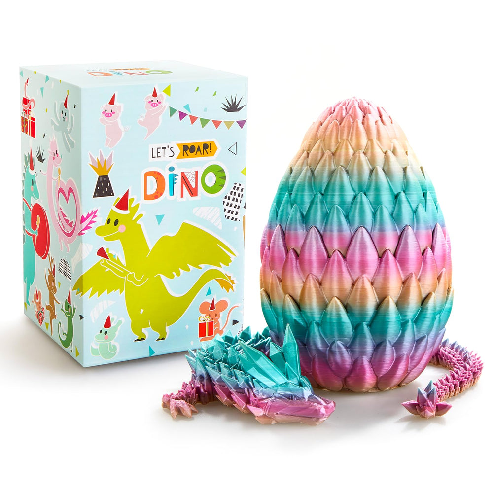 LEWELLRY 15-inch dragon egg front view shows a safe, durable toy for imaginative play.