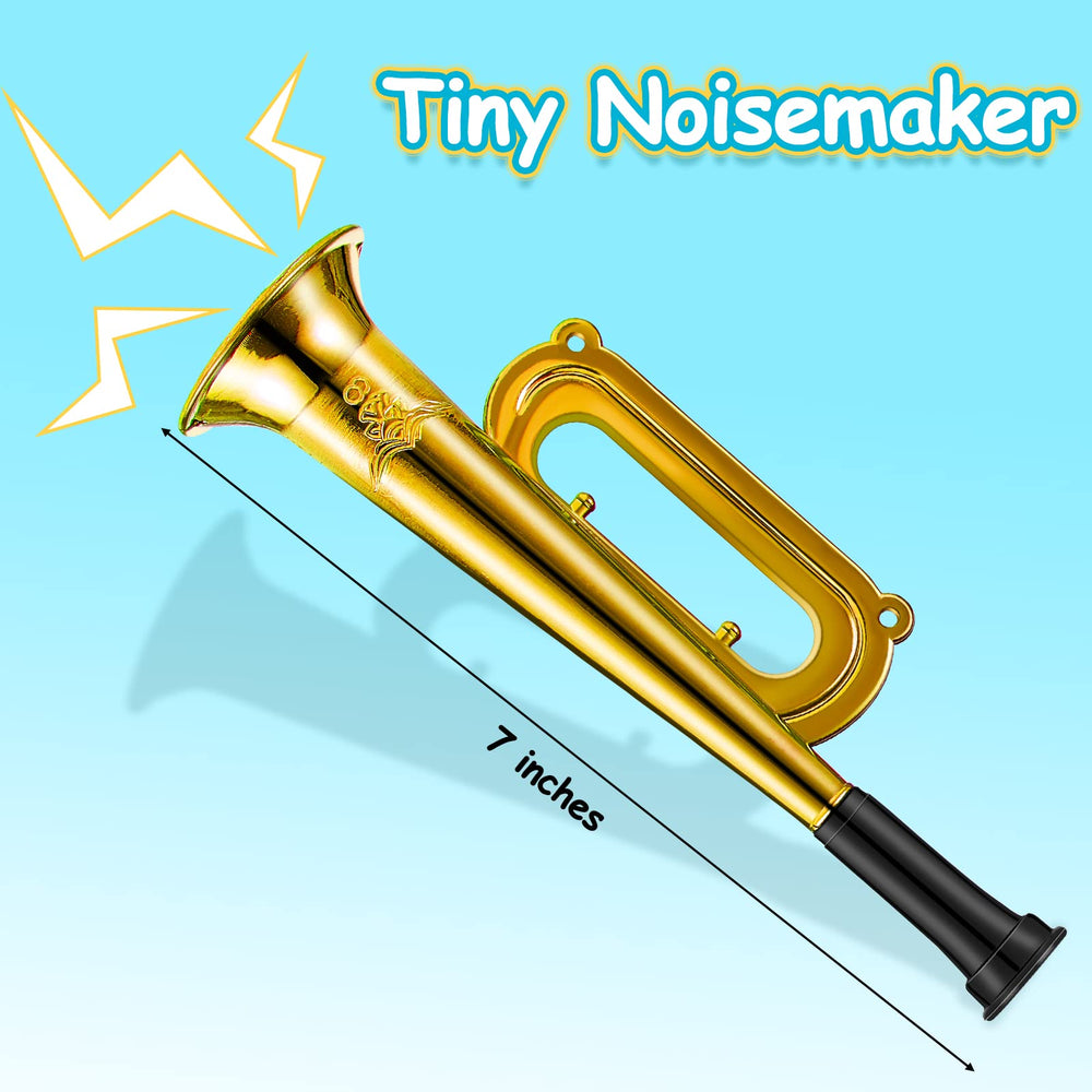 Lewtemi pink trumpet toy, lightweight carry-friendly noisemaker for teens at parties.