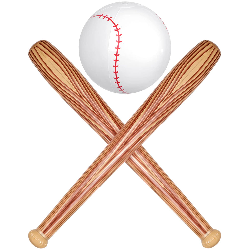 Lewtemi baseball bat and beach ball set for pool parties and outdoor play