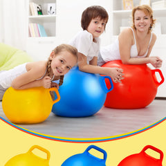 Lewtemi hopper ball handle closeup showing grip-friendly design for easy control.