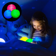 Lewtemi Glow Puffer Loop-Top ball includes carry loops for easy transport.