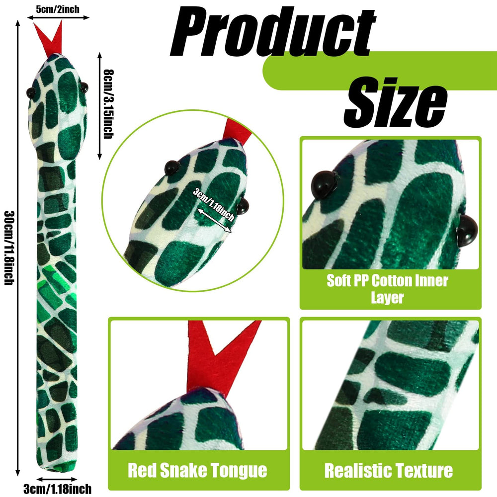 Lewtemi snake slap bracelet with lifelike pattern for party visuals