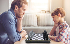 Lexibook Harry Potter chess board in compact storage mode for travel.