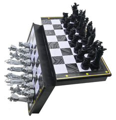 Lexibook Harry Potter chess board folded for easy travel and storage.