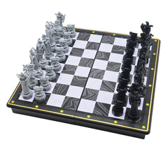 Lexibook Harry Potter chess board open with magnets for steady gameplay.