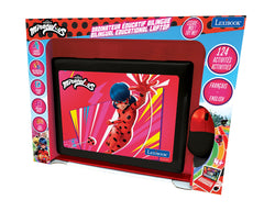 LEXiBOOK Miraculous LCD screen with engaging animations boosts attention.