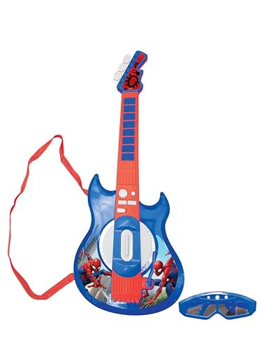 LEXiBOOK Spider-Man six-key guitar handle helps easy learning