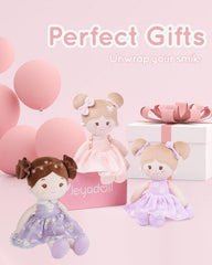LeyaDoll gift-ready pink box highlights ready-to-gift presentation for birthdays or holidays.