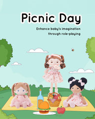 LeyaDoll playtime scene showing nurturing bonding during pretend play