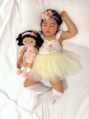 LeyaDoll Petal durable stitching built for active toddler play.