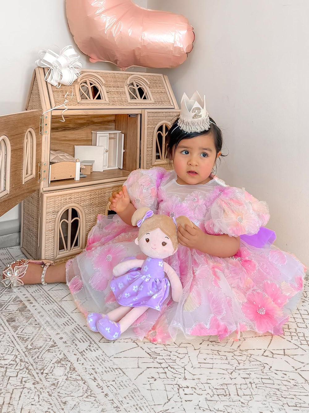 LeyaDoll toddler playtime with the Florabelle encourages imaginative pretend