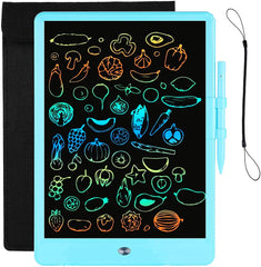 LEYAOYAO 10-inch LCD tablet blue, ideal for on-the-go doodling and learning.
