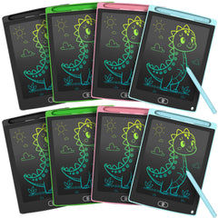 LEYAOYAO 8-pack blue LCD drawing tablet for kids, mess-free learning on the go.