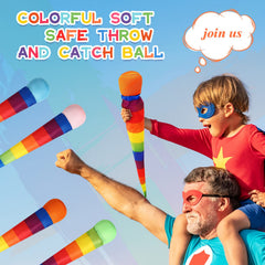Leyndo 70 cm rainbow-tail design enhances throwing accuracy and catching ease.