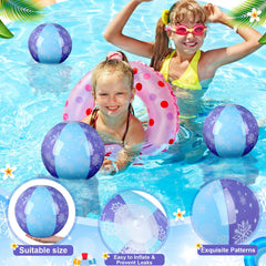Leyndo bulk 12-pack beach balls for easy party gifts and group play