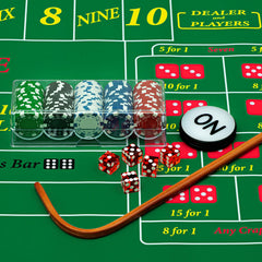 Leyndo carrying bag keeps the entire craps set neatly stored