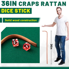 Leyndo craps dice boat wooden display keeps play organized.