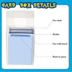 Leyndo deck box with secure closure protects cards during transport.