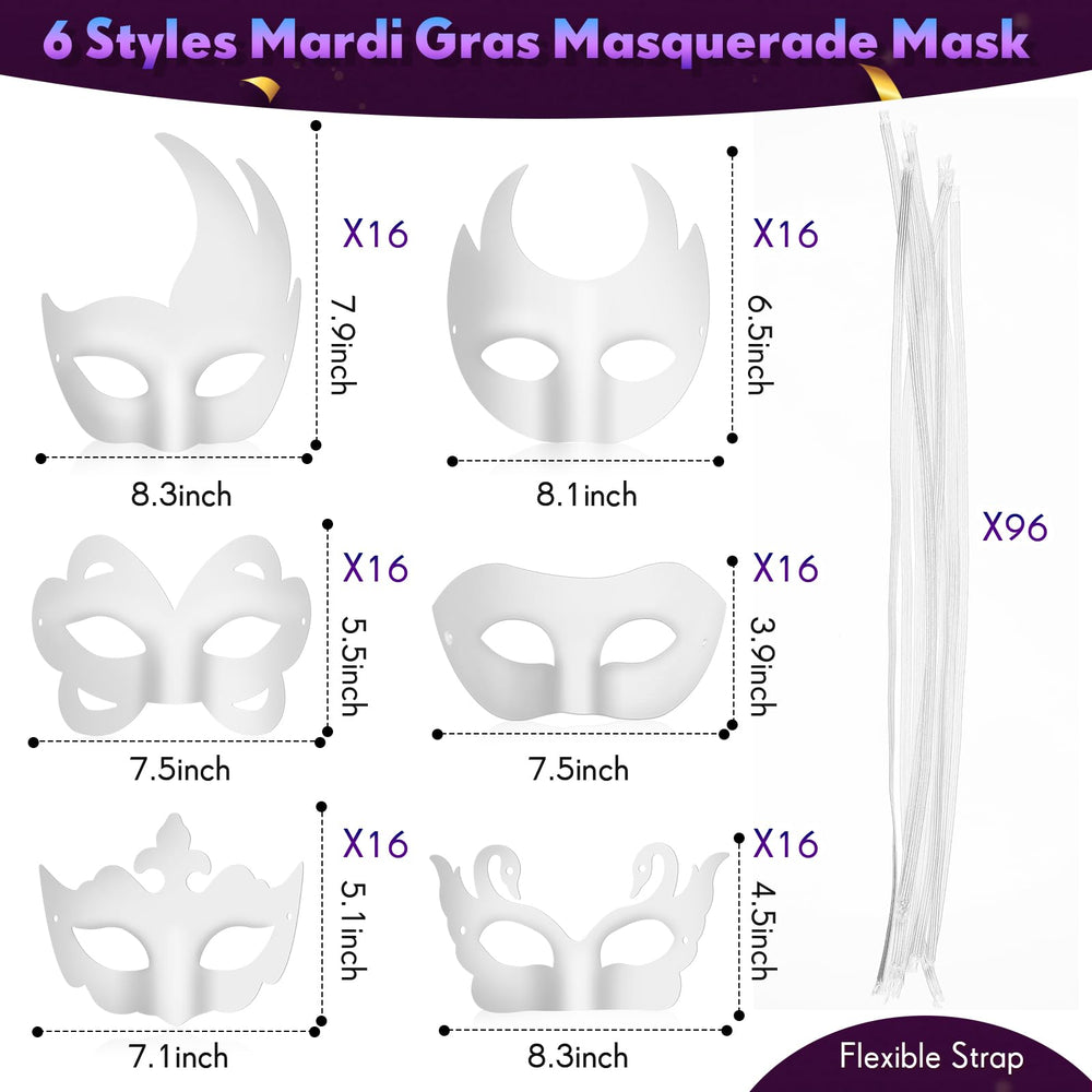 Leyndo paper mache mask material ready for painting and decorating