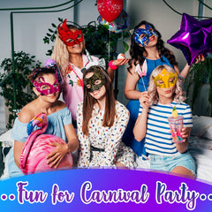 Leyndo wall-decor masquerade masks, hangable accents for vibrant rooms.