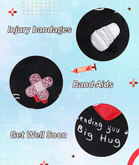 LeYoHa Cat Plush packaged with mesh gift bag and greeting card ready for gifting.
