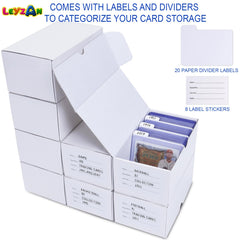 Leyzan labeled dividers let you sort by name or model at a glance.