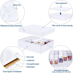 Leyzan double-layer structure provides sturdy support for heavy card piles.
