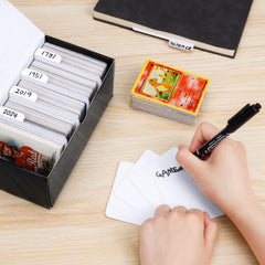 Leyzan rounded-corner protection preserves card edges while you organize.