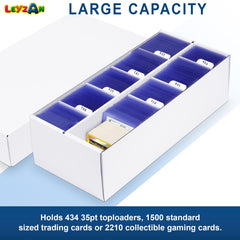 Leyzan 6-pack stackable on shelf for easy access