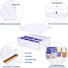 Leyzan box lid open shows quick access to contents for easy retrieval.