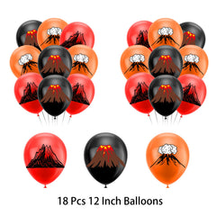 LFCFDX volcano party scene enables quick setup and easy decorating.