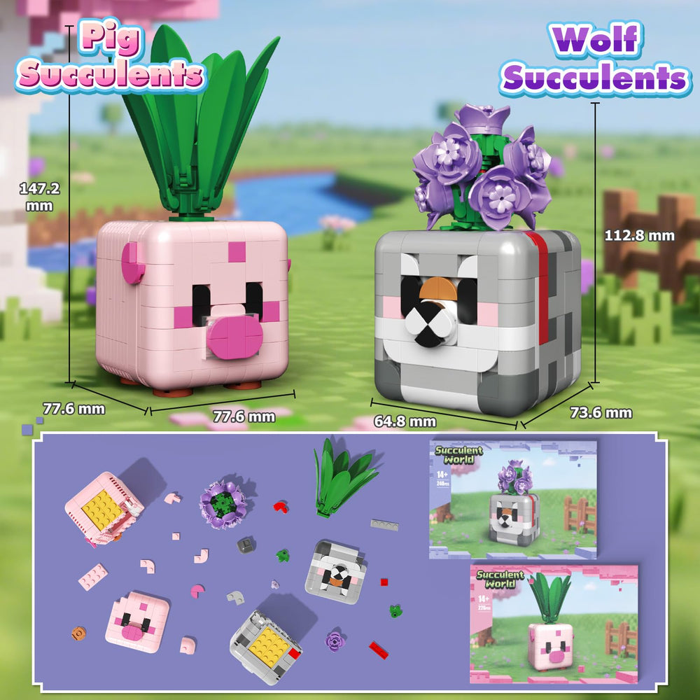 LGMCFTOY botanicals creative toy packaging shown as gift-ready box