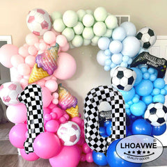 LHOAVWE Giant number 3 foil balloon ideal for photo moments.