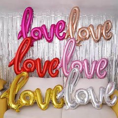 LHOAVWE hot pink heart balloon 18-inch, adds festive Valentine's touch to parties.